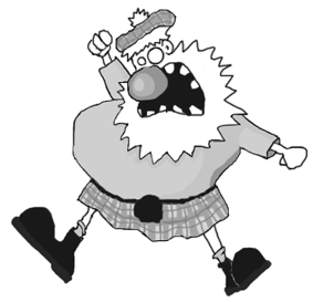 Artist's impression of an unidentified assailant, though detectives did speculate that he might have been called Hamish