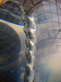 an impressive spinning water thing eh? Not a patch on the glory of the Trinity though!
